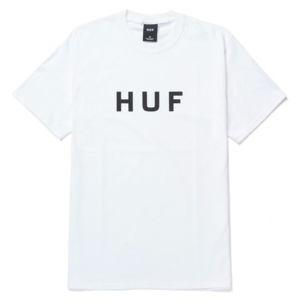 HUF Essentials OG Logo T-Shirt - white