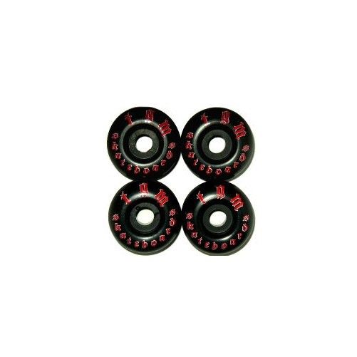 Blank skateboard wheels TGM Black 99A 54mm