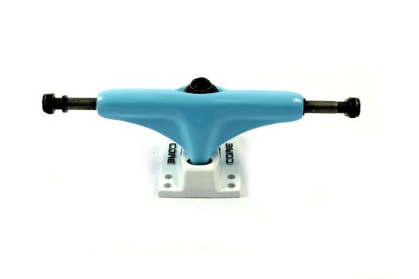 Core Trucks Skateboard Achse neon blau/weiss 5.0
