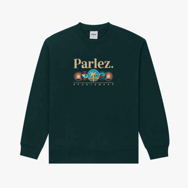 Parlez Reefer Pullover - deep green