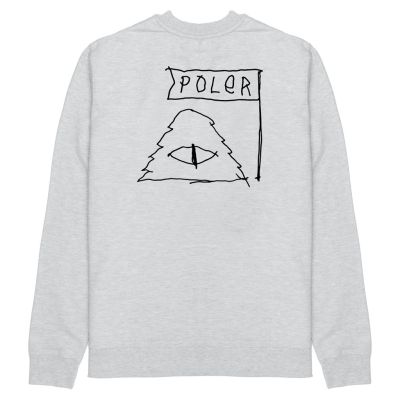 Poler Scribble Pullover - grey heather