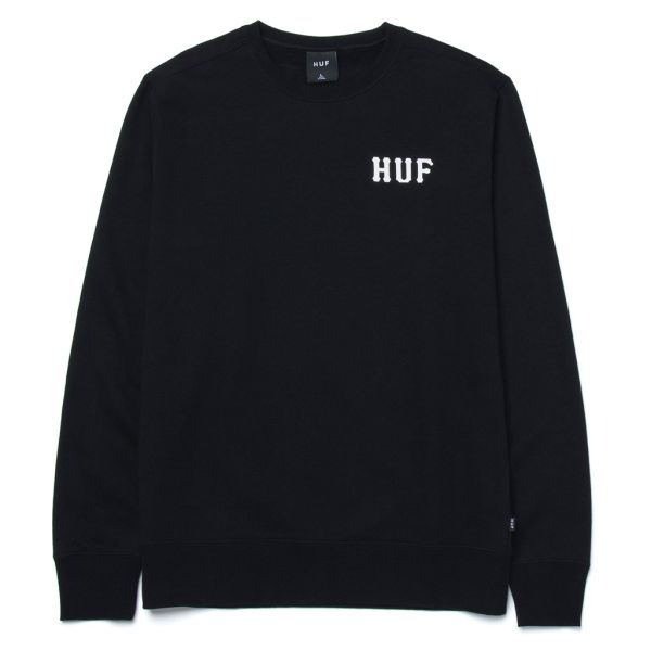 HUF Essentials Classic H Pullover - black
