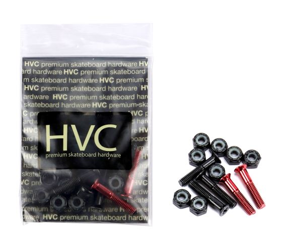 HVC Hardware Set Inbus 1" schwarz / rot
