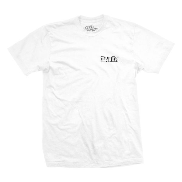 BAKER T-Shirt UNO white/black