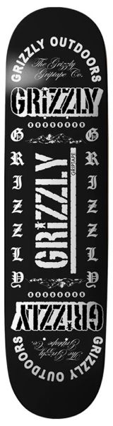 Grizzly Skateboard Deck Legacy 8,25 Black