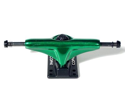 Core Trucks Skateboard Achse metallic grün/schwarz 5.0