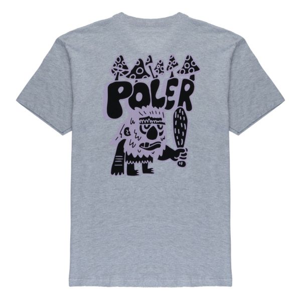 Poler Caveman T-Shirt - gray heather