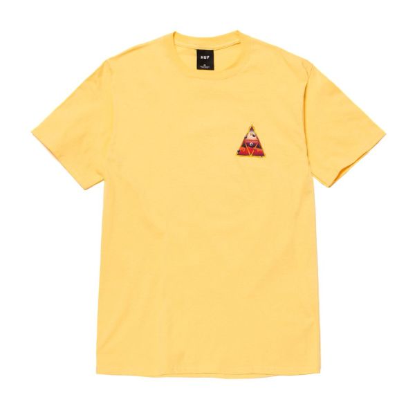 HUF Altered State TT T-Shirt washed yellow