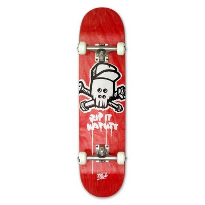 MOB Skateboards Komplettboard Skull red - 7.25