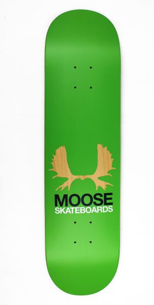 Moose Skateboard Deck Antlers Green