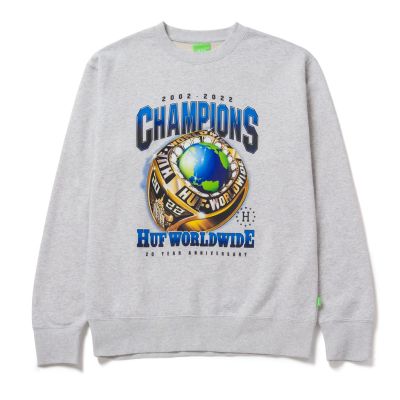 HUF Champions Pullover - athletic heather