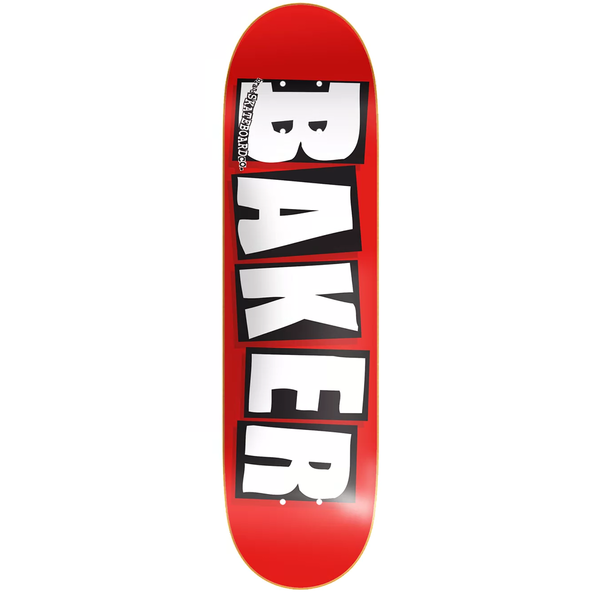 Baker Brand Logo White red/white Skateboard Deck