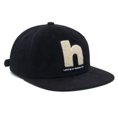 HUF Chenille Patch 6-Panel Hat - black
