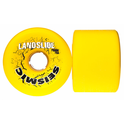 Seismic Landslide Longboard Wheels 75mm 79A Yellow