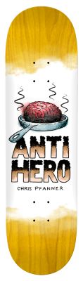 Anti Hero Pfanner Toasted Fried Cooked Skateboard Deck 8.06