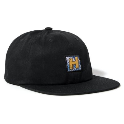 HUF Tresspass 6 Panel Hat - black