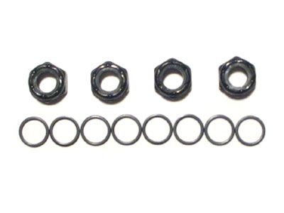 4 axle nuts with speed rings