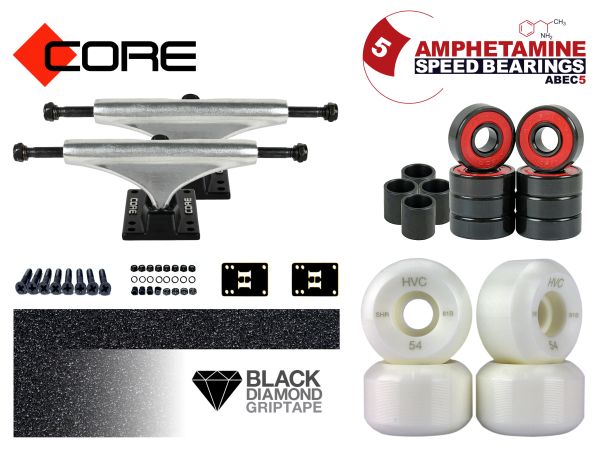 Skateboard Achsen Set-up Core silver 4.5