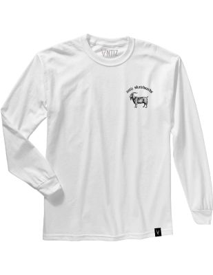 Antiz T-shirt Manches Longues SZANDOR – Double Sided – White