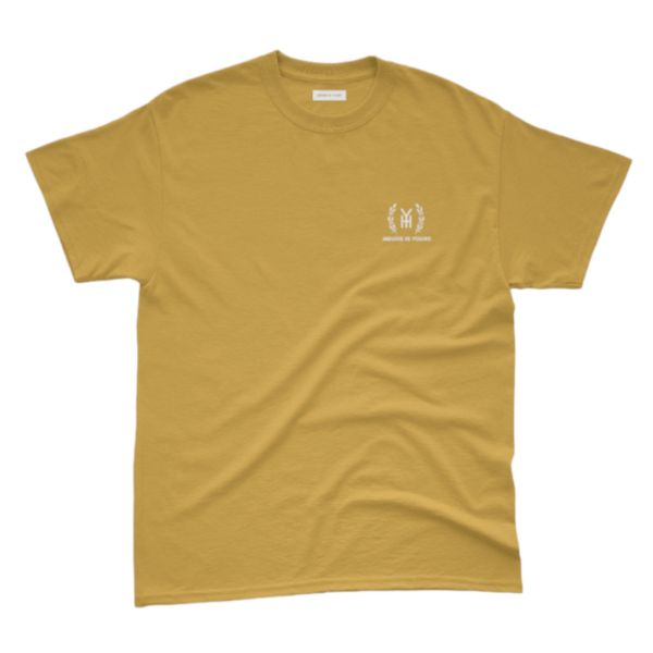 Hours Is Yours Monogram T-Shirt - vintage gold