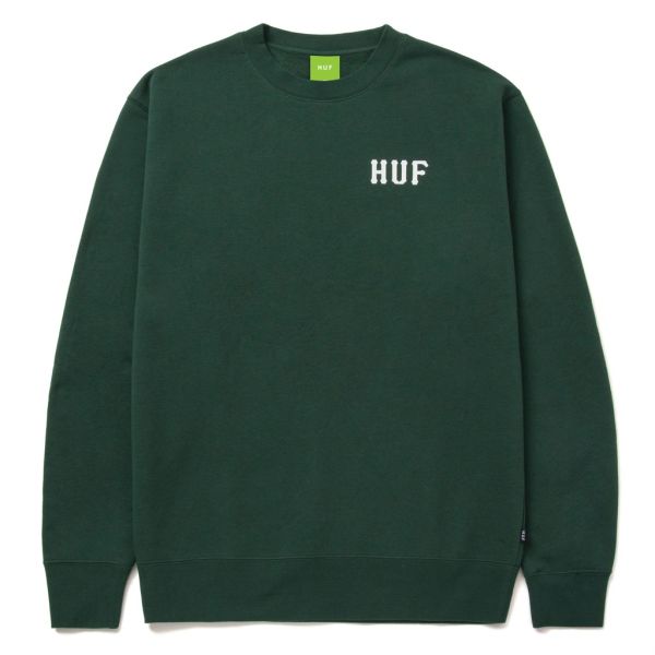 HUF Essentials Classic H Pullover - forest green