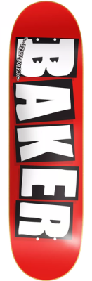 Baker Skateboard Deck Kids Brand Logo White red/white 7.3