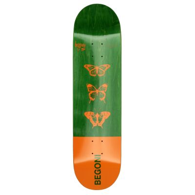 MOB Skateboards x Begoni Triple Butterfly Deck - 8.25