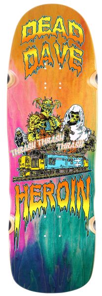 HEROIN Deck DEAD DAVE GHOST TRAIN shaped 10.1