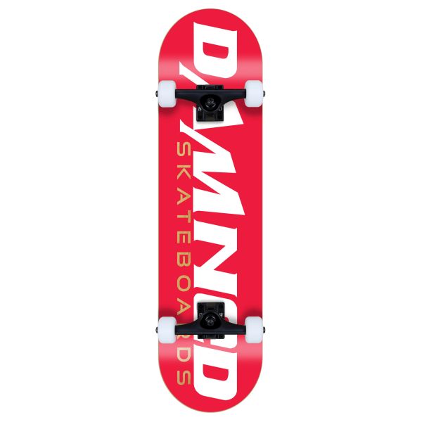 Damned Komplett Skateboard Logo Red