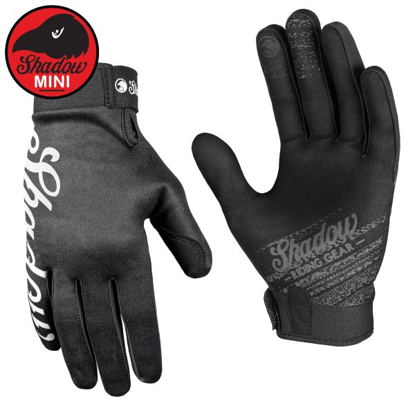 Shadow Riding Gear Jr. Conspire Gloves Registered black YXL