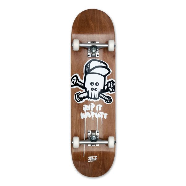 MOB Skateboards Komplettboard Skull wood - 8.25