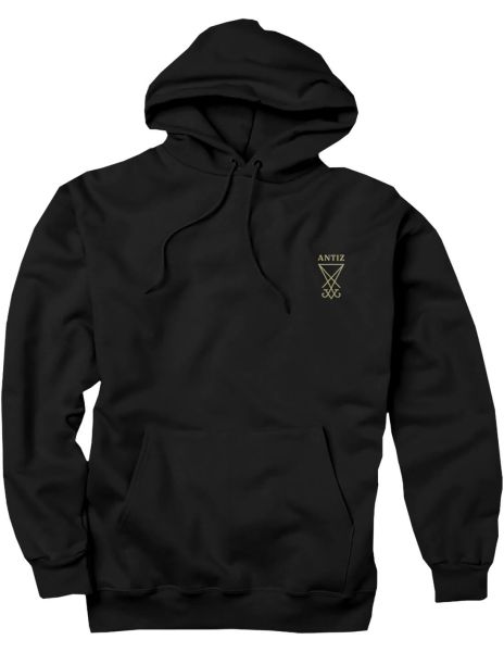 Antiz Sweatshirt Hoodie SIGIL – Black