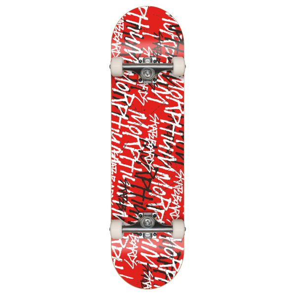 Morphium complete Skateboard Scribble red